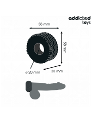 Addicted Toys - Anello Per Il Pene Extra Spesso - Addicted Toys - Guaine e Prolunghe | erosidea.com