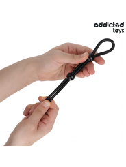 Addicted Toys - Corda In Silicone Per Il Pene A Doppio Anello - Addicted Toys - Guaine e Prolunghe | erosidea.com
