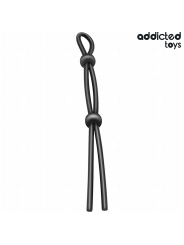 Addicted Toys - Corda In Silicone Per Il Pene A Doppio Anello - Addicted Toys - Guaine e Prolunghe | erosidea.com