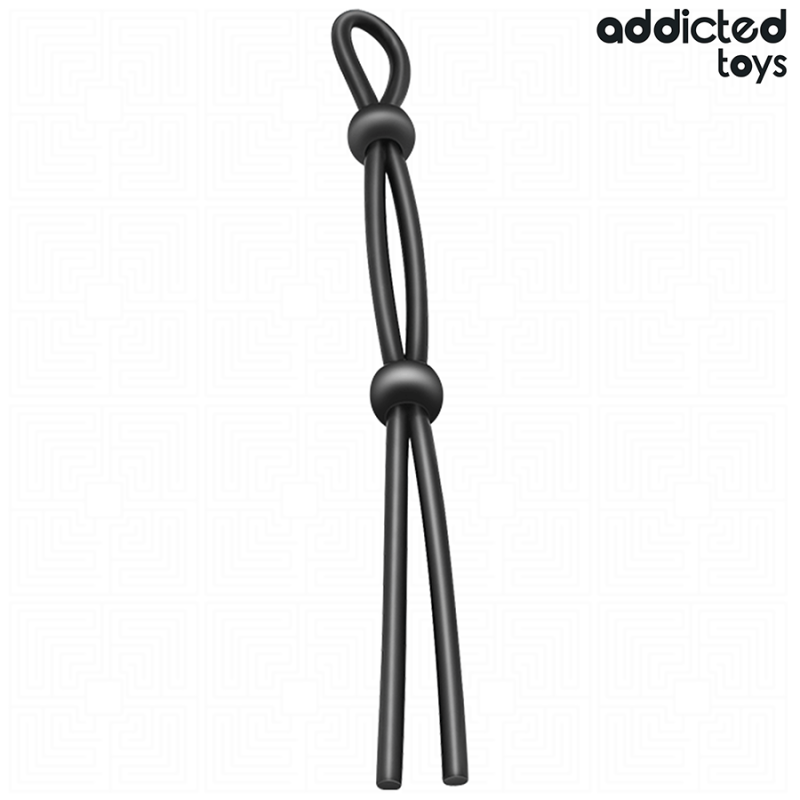 Addicted Toys - Corda In Silicone Per Il Pene A Doppio Anello - Addicted Toys - Guaine e Prolunghe | erosidea.com