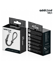 Addicted Toys - Corda In Silicone Per Il Pene A Doppio Anello - Addicted Toys - Guaine e Prolunghe | erosidea.com