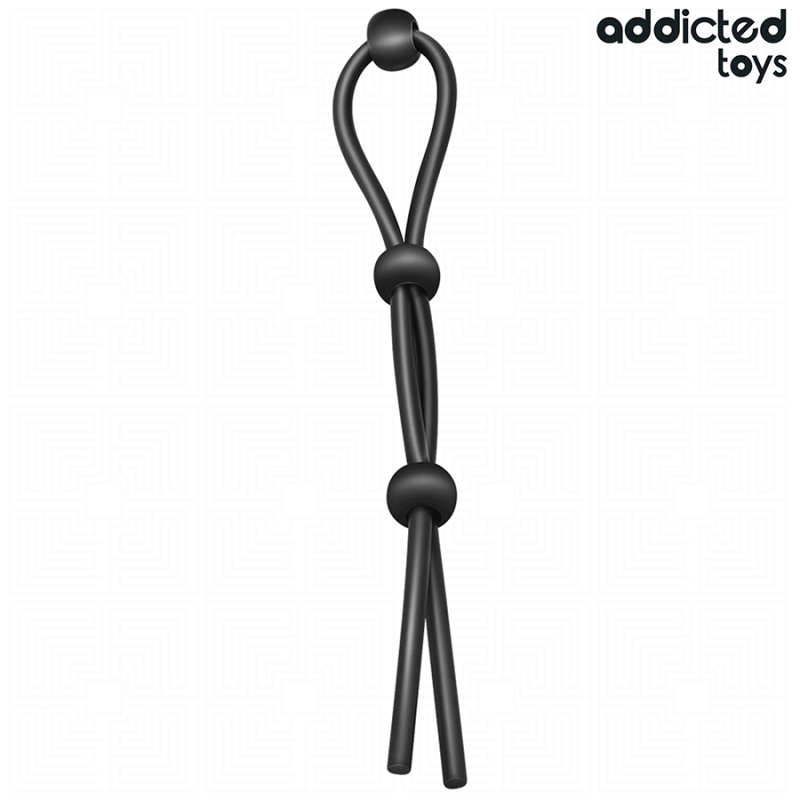 Addicted Toys - Corda In Silicone Per Il Pene A Triplo Anello - Addicted Toys - Guaine e Prolunghe | erosidea.com