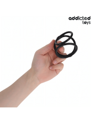 Addicted Toys - Anello Pene Triplo - Addicted Toys - Guaine e Prolunghe | erosidea.com