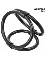 Addicted Toys - Anello Pene Triplo - Addicted Toys - Guaine e Prolunghe | erosidea.com