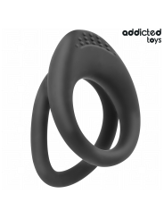 Addicted Toys - Anello Pene A Doppia Texture - Addicted Toys - Guaine e Prolunghe | erosidea.com