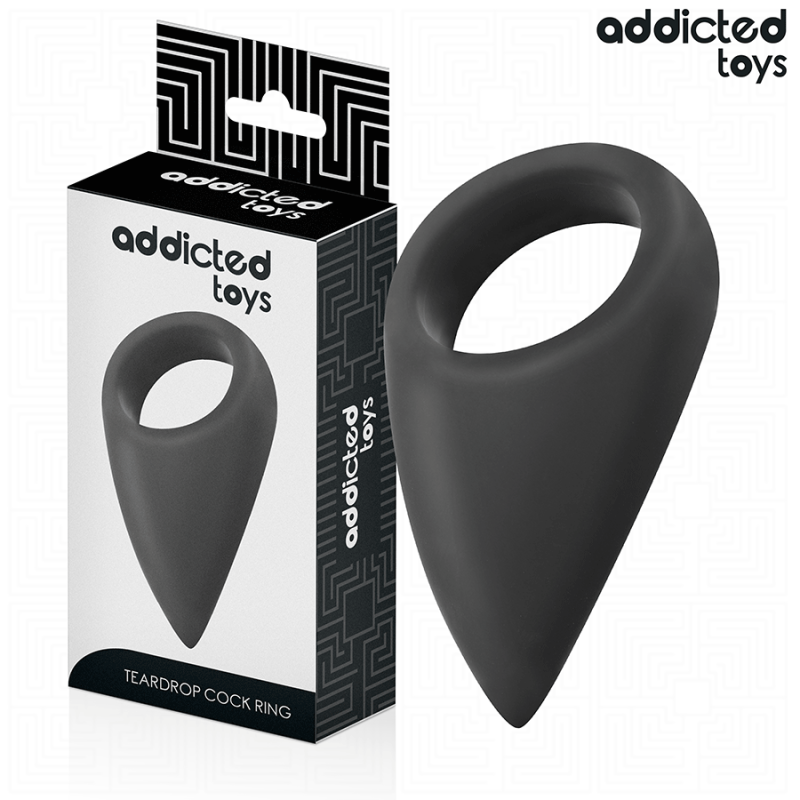 Addicted Toys - Anello Pene A Forma Di Lacrima - Addicted Toys - Guaine e Prolunghe | erosidea.com