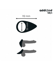 Addicted Toys - Anello Pene A Forma Di Lacrima - Addicted Toys - Guaine e Prolunghe | erosidea.com