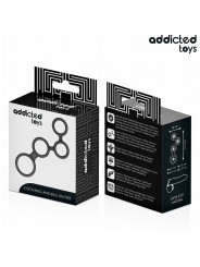Addicted Toys - Anello Pene Con Divisori Per Testicoli - Addicted Toys - Guaine e Prolunghe | erosidea.com