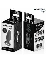 Addicted Toys - Plug Anale Con Gioiello Taglia S 88 Cm - Addicted Toys - Plug e Catene Anali | erosidea.com