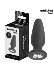 Addicted Toys - Plug Anale Con Gioiello Taglia M 104 Cm - Addicted Toys - Anelli Fallici | erosidea.com