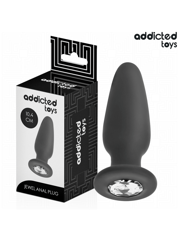 Addicted Toys - Plug Anale Con Gioiello Taglia M 104 Cm - Addicted Toys - Anelli Fallici | erosidea.com