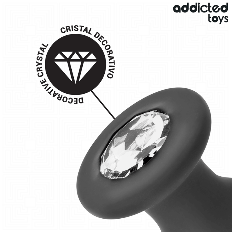 Addicted Toys - Plug Anale Con Gioiello Taglia M 104 Cm - Addicted Toys - Anelli Fallici | erosidea.com