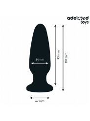 Addicted Toys - Plug Anale Con Gioiello Taglia M 104 Cm - Addicted Toys - Anelli Fallici | erosidea.com