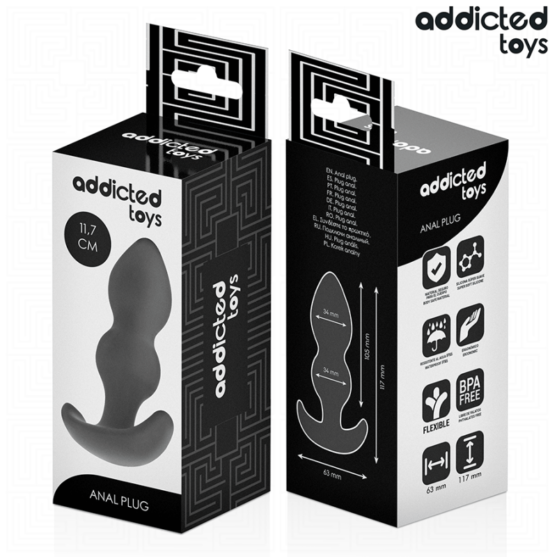 Addicted Toys - Tappo Anale Taglia L 117 Cm - Addicted Toys - Plug e Catene Anali | erosidea.com