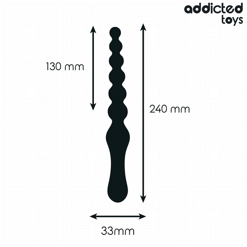Addicted Toys - Massaggiatore Anale 24 Cm - Addicted Toys - Plug e Catene Anali | erosidea.com
