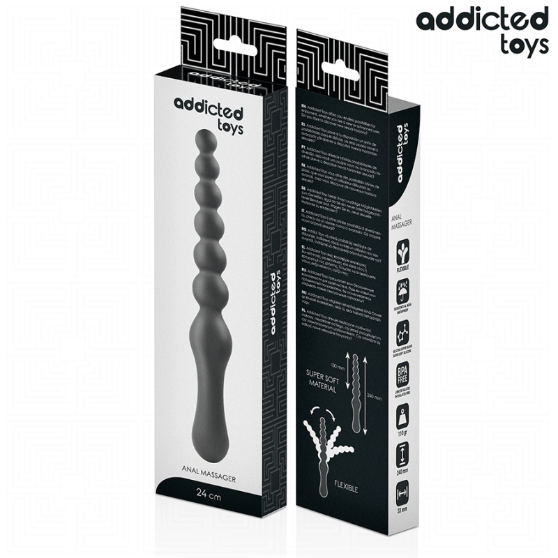 Addicted Toys - Massaggiatore Anale 24 Cm - Addicted Toys - Plug e Catene Anali | erosidea.com
