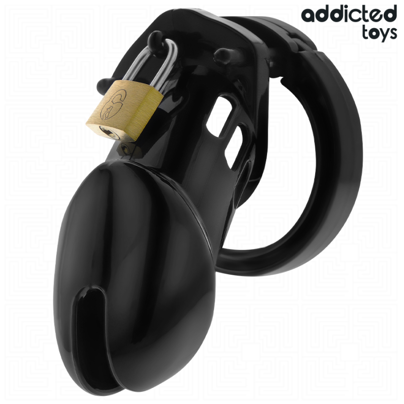 Addicted Toys Locked - Gabbia Pene Obsidian Hold Taglia M - ADDICTED TOYS LOCKED - Costrittivi | erosidea.com