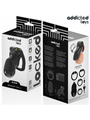 Addicted Toys Locked - Mindnight Cell Gabbia Pene Taglia L - ADDICTED TOYS LOCKED - Costrittivi | erosidea.com