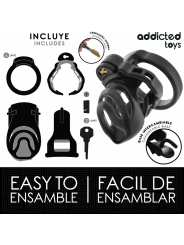 Addicted Toys Locked - Gabbia Pene Con Bloccaggio Eterno 9 Cm - ADDICTED TOYS LOCKED - Costrittivi | erosidea.com
