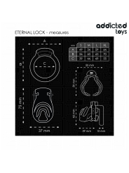 Addicted Toys Locked - Gabbia Pene Con Bloccaggio Eterno 9 Cm - ADDICTED TOYS LOCKED - Costrittivi | erosidea.com
