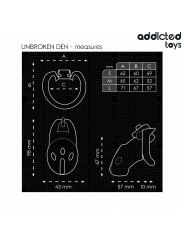Addicted Toys Locked - Gabbia Pene Den Non Rottura 98 Cm - ADDICTED TOYS LOCKED - Costrittivi | erosidea.com