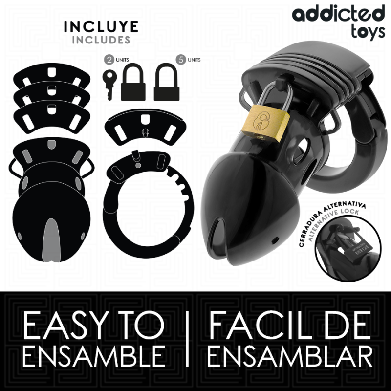 Addicted Toys Bloccato - Gabbia Pene Profonda Di Castit€ 75 Cm - ADDICTED TOYS LOCKED - Costrittivi | erosidea.com