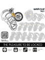 Addicted Toys Locked - Gabbia Pene Con Serratura In Argento Taglia M - ADDICTED TOYS LOCKED - Costrittivi | erosidea.com