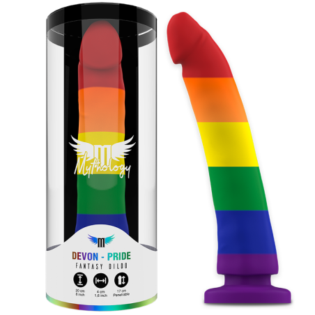 Mythology - Devon Pride Dildo L - MYTHOLOGY FANTASY DILDO - Dildo Speciali | erosidea.com
