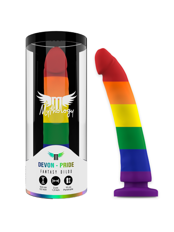 Mythology - Devon Pride Dildo M - MYTHOLOGY FANTASY DILDO - Dildo Speciali | erosidea.com