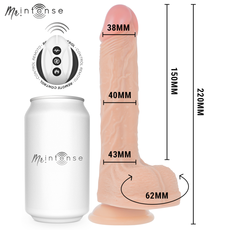 Mr Intense - Brosnan Dildo Realistico 22 cm x 4 cm - MR. INTENSE - Vibratori Realistici | erosidea.com