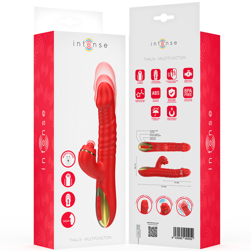 Intense - Vibrazione Thalia E Spinta E Rosso Tapping - INTENSE FUN - Vibratori | erosidea.com