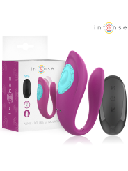 Intense - Annie Vibratore E Stimolatore A Forma Di U Telecomando Viola - INTENSE COUPLES TOYS - Vibratori | erosidea.com