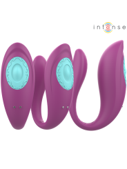 Intense - Annie Vibratore E Stimolatore A Forma Di U Telecomando Viola - INTENSE COUPLES TOYS - Vibratori | erosidea.com