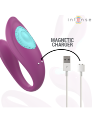 Intense - Annie Vibratore E Stimolatore A Forma Di U Telecomando Viola - INTENSE COUPLES TOYS - Vibratori | erosidea.com