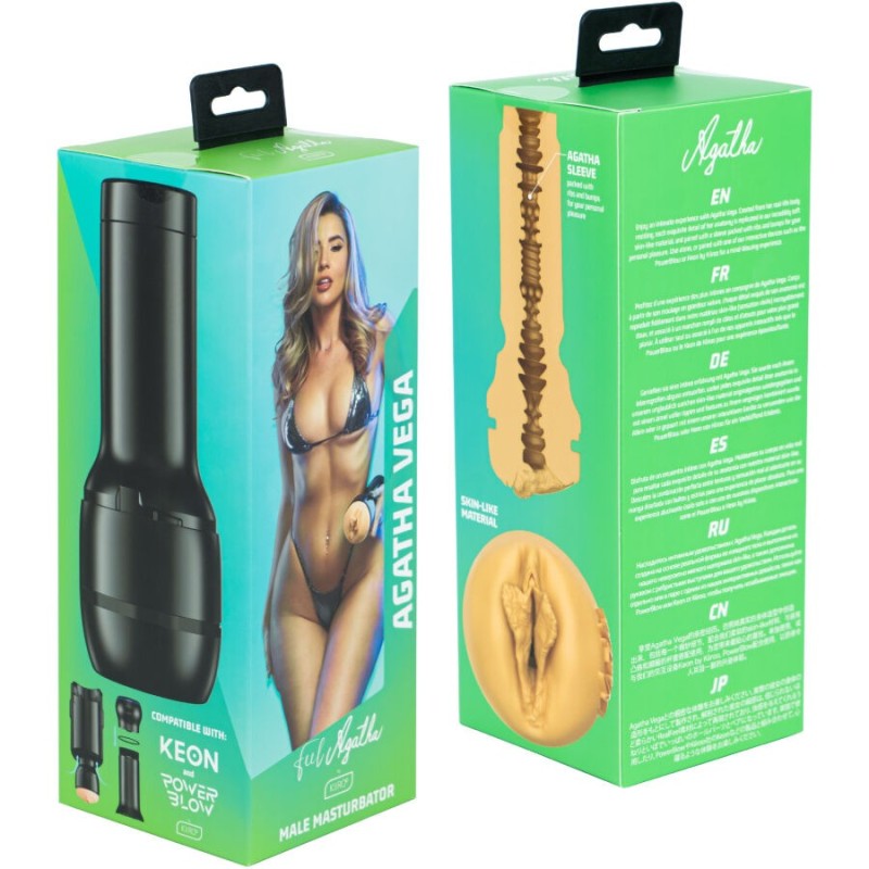 Kiiroo - Feel Agatha Vega Masturbador Stars Collection - Kiiroo - Masturbatori Vagina | erosidea.com