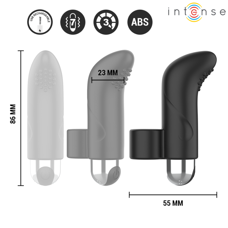 Stimolatore Da Dito Intense Damiano Ricaricabile - INTENSE FUN - Vibratori Mini | erosidea.com