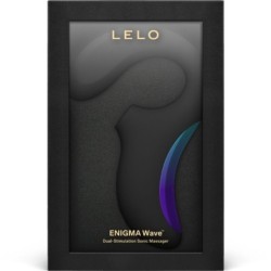 LELO - ENIGMA WAVE MASSAGGIATORE A TRIPLA VIBRAZIONE NERO - Lelo - Vibratori Doppia Stimolazione | erosidea.com