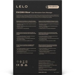 LELO - ENIGMA WAVE MASSAGGIATORE A TRIPLA VIBRAZIONE NERO - Lelo - Vibratori Doppia Stimolazione | erosidea.com