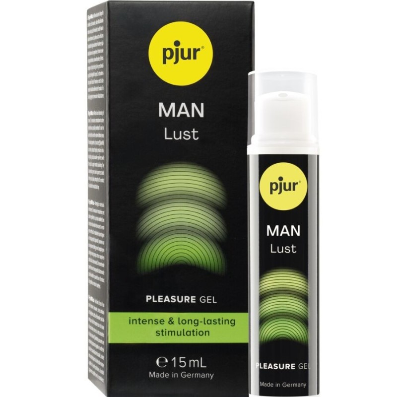 PJUR - MAN LUST PLEASURE GEL STIMOLAZIONE INTENSA E DI LUNGA DURATA 15 ML - PJUR - Stimolanti | erosidea.com