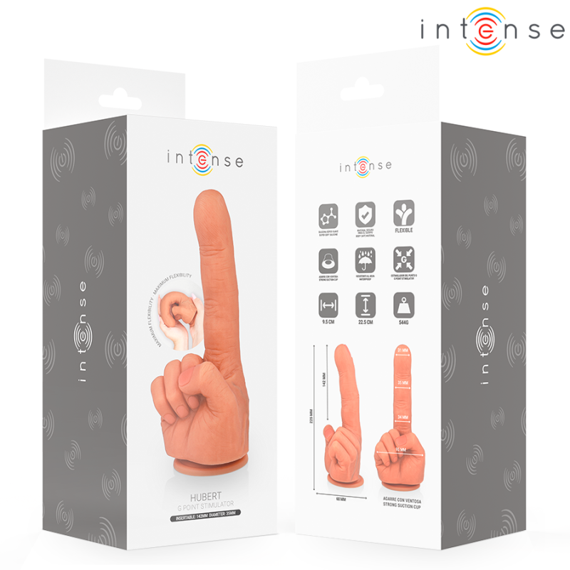 Intense - Hubert Stimolatore Punto G Flessibile Mano 142 Cm - INTENSE FUN - Stimolatori | erosidea.com