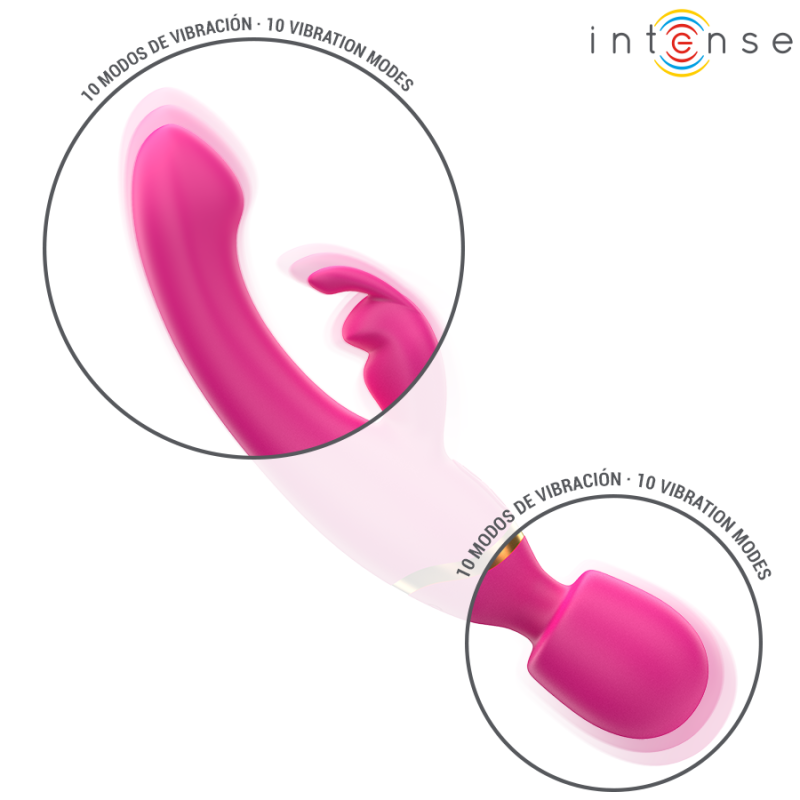 Intense - Winona Doppio Vibratore Rabbit E Bacchetta - INTENSE FUN - Vibratori Rabbit | erosidea.com
