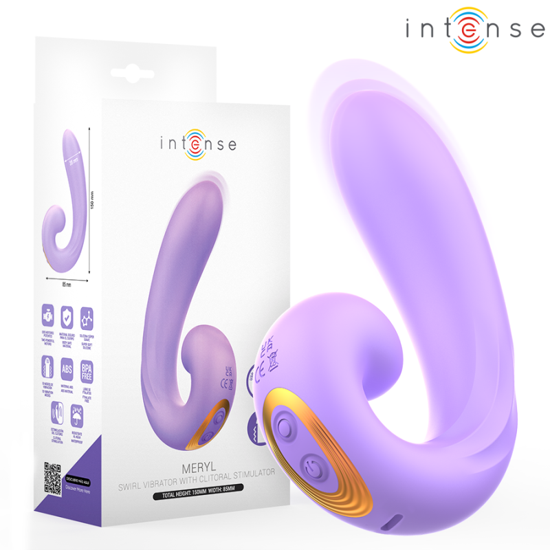 INTENSE - STIMOLATORE CLITORIDEO A DOPPIA VIBRAZIONE MERYL - INTENSE FUN - Stimolatori | erosidea.com INTENSE - STIMOLATORE CLITORIDEO A DOPPIA VIBRAZIONE MERYL - INTENSE FUN - Stimolatori | erosidea.com