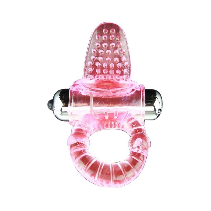 Vibratore Anello Dolce Abs 10 Ritmi Anello Pene Rosa - BAILE FOR HIM - Vibratori | erosidea.com
