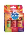 Skins - Kit Lubrificanti Alla Frutta Lubrificanti All'anguria Alla Fragola E Al Mango 3 X 12 Ml - SKINS - Monodose e Pocket | erosidea.com