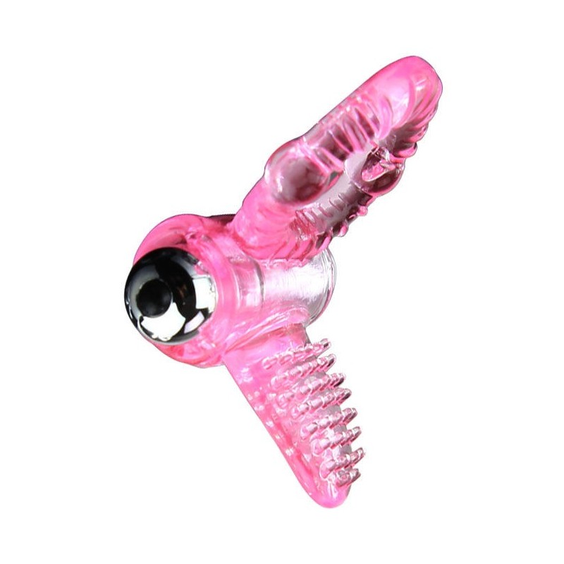 Vibratore Anello Dolce Abs 10 Ritmi Anello Pene Rosa - BAILE FOR HIM - Vibratori | erosidea.com