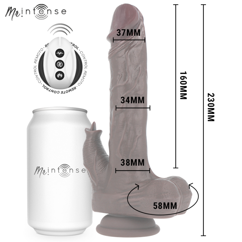 Mr Intense - Morgan Dildo Realistico 23 cm x 3.5 cm - MR. INTENSE - Dildo Speciali | erosidea.com