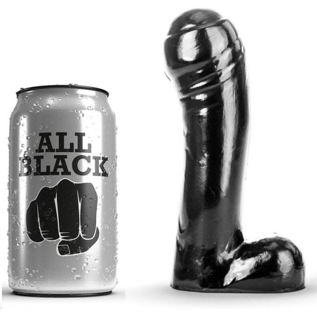 All Black - Dildo Nero 15 Cm - ALL BLACK - Dildo Speciali | erosidea.com