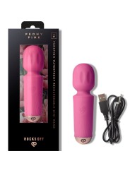 Rocks-Off - Mini Bacchetta Ricaricabile 16 Funzioni Rosa Peonia - ROCKS-OFF - Magic Wand | erosidea.com