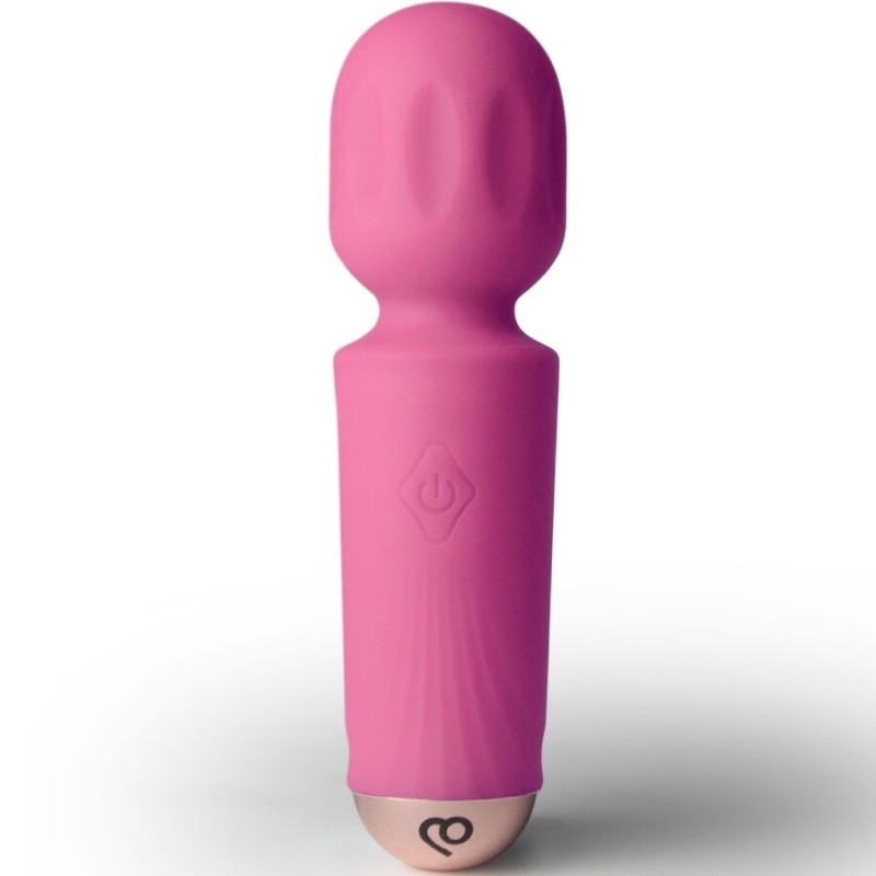 Rocks-Off - Mini Bacchetta Ricaricabile 16 Funzioni Rosa Peonia - ROCKS-OFF - Magic Wand | erosidea.com