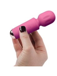 Rocks-Off - Mini Bacchetta Ricaricabile 16 Funzioni Rosa Peonia - ROCKS-OFF - Magic Wand | erosidea.com